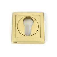 Round Euro Escutcheon Square