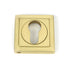 Round Euro Escutcheon Square