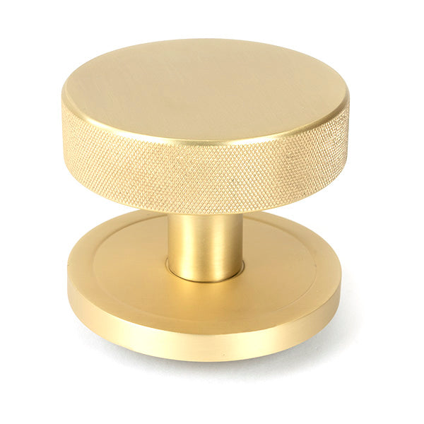 Brompton Centre Door Knob Plain Rose