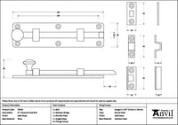 6" Universal Bolt