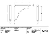 200mm x 200mm Abingdon Shelf Bracket