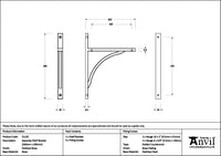 260mm x 200mm Apperley Shelf Bracket