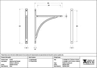 314mm x 250mm Apperley Shelf Bracket