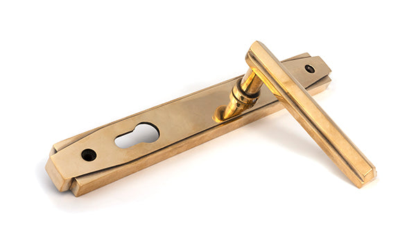 Art Deco Slimline Lever Espag. Lock Set