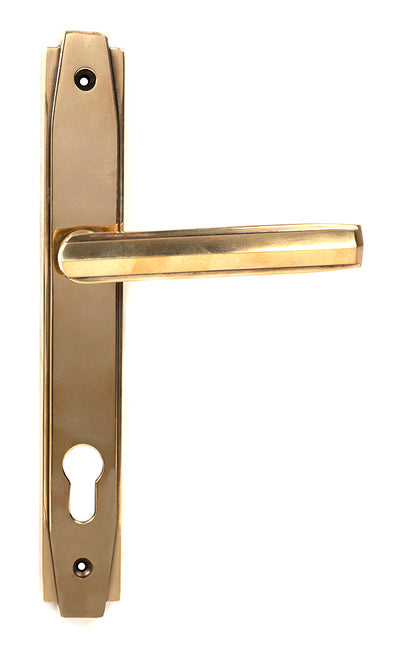 Art Deco Slimline Lever Espag. Lock Set