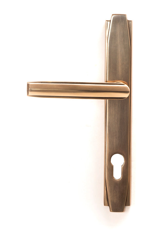 Art Deco Slimline Lever Espag. Lock Set