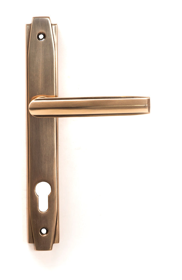 Art Deco Slimline Lever Espag. Lock Set