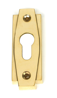 Art Deco Euro Escutcheon Set