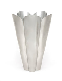 40cm Stainless Steel Flora Plant Pot (with drainage holes)