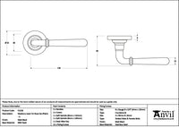 Newbury Lever on Rose Set Plain Rose (Unsprung)