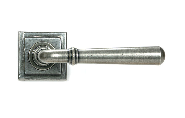 Newbury Lever on Rose Set Square Rose (Unsprung)