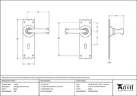 Cottage Lever Lock Set