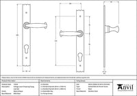 Cottage Lever Espag. Lock Set