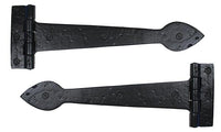 12" Black Cast T Hinge (pair)