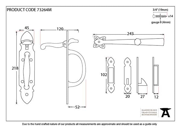 Cast Suffolk Latch