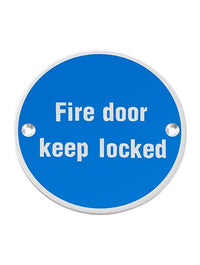 Fire Door Keep Locked Symbol