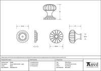 Large Flower Cabinet Knob