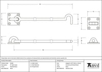 8" Cabin Hook