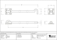 6" Cabin Hook