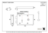 Right-Handed Rim Lock - Small