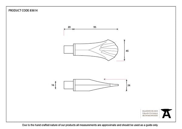 Shell Curtain Finial (pair)