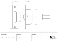 Square Ended Sash Pulley 75kg