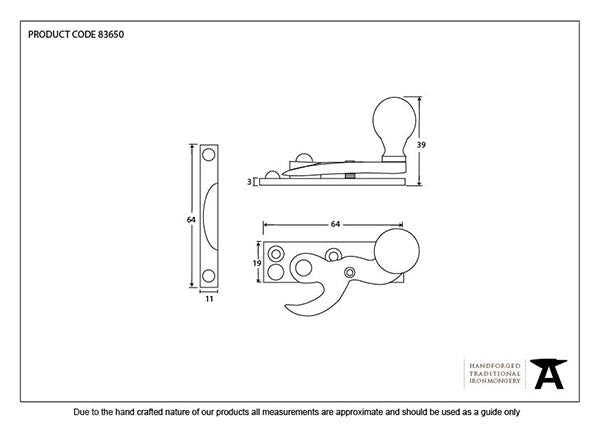 Sash Hook Fastener