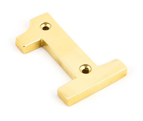 Polished Brass Numeral