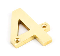 Polished Brass Numeral