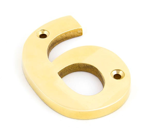 Polished Brass Numeral