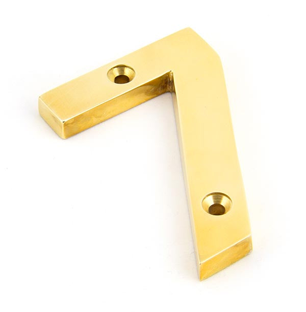 Polished Brass Numeral