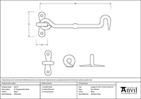 6" Forged Cabin Hook