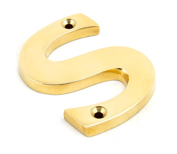 Polished Brass Letter