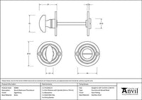 Round Thumbturn Set