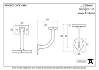 3" Handrail Bracket