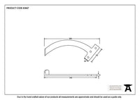 7" Quadrant Stay