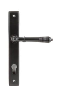 Reeded Slimline Lever Espag. Lock Set