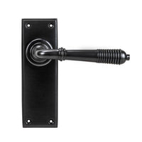 Reeded Lever Latch Set