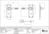 Reeded Lever Bathroom Set