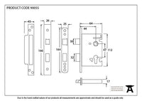 2½" Euro Profile Sash Lock