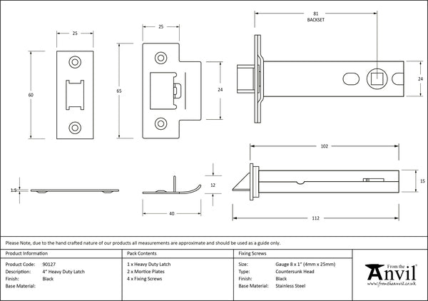 4" Heavy Duty Latch