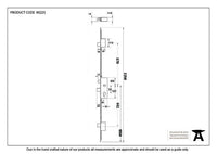 45mm SS Backset Linear 3 Point Door Lock