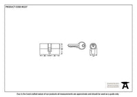 6 Pin Euro Cylinder 30/30 Keyed-alike