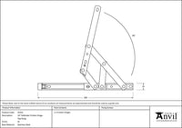 10" SS Defender Friction Hinge - Top hung