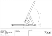 12" SS Defender Friction Hinge - Side hung