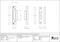 ½" Rebate Kit for Sash Lock