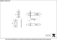 5" Heavy Duty Tubular Deadbolt