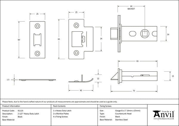 2 ½" Heavy Duty Latch