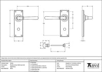 Newbury Lever Bathroom Set