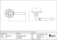 Newbury Lever on Rose Set (Sprung)